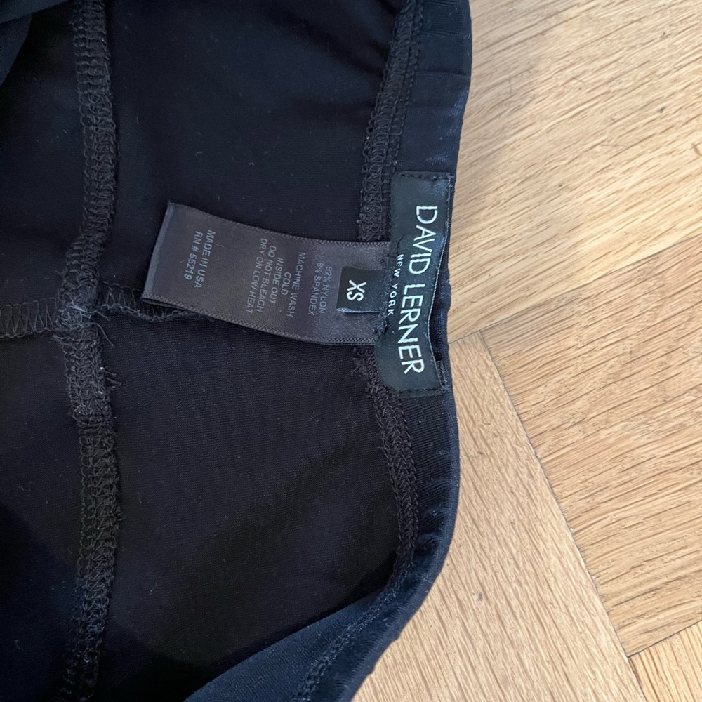 David Lernar Black Maternity leggings, size XS